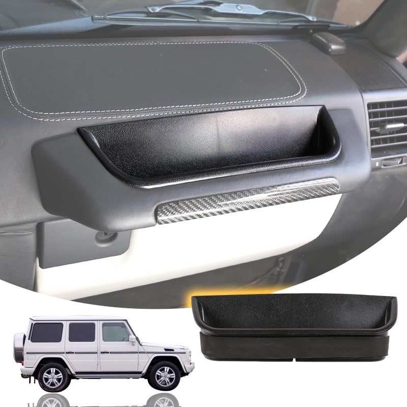 LLKUANG Car Co-pilot Storage Box Organizer Tray Compatible with Benz G Class Wagon Cross Country SUV W463 G350 G400 G500 G500 G55 G63 G65 G800 2004-2018 Auto Accessories - Image 1
